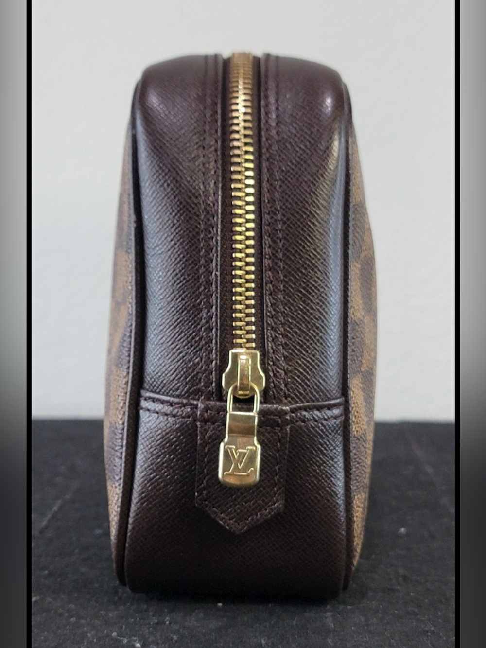 •LOUIS VUITTON• Damier Ebene Trousse Toilette pouch - Picture 6 of 14